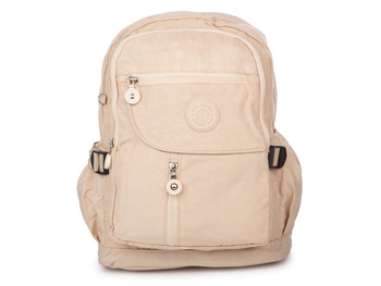 Lekki turystyczny jasnobeżowy plecak materiałowy Bag Street