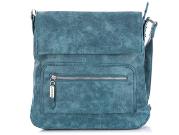 Tasche Street Women's Umhängetasche blau mit Klappe