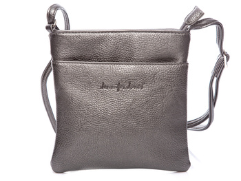 Jennifer Jones Women's Silver Metallic Small Handbag