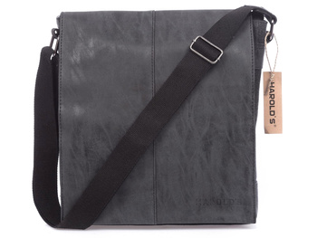 J Jones vertical shoulder bag with flap black A4