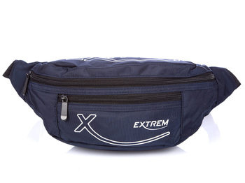 Granatowa sportowa saszetka biodrowa męska/damska Bag Street Extrem