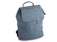 Niebieski plecak damski z klapką miejski elegancki Jennifer Jones