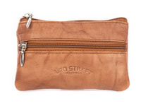 Brązowe skórzane etui na klucze Bag Street