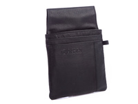 Skórzana kabura na portfel kelnerski czarna CA$H