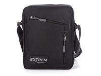 Bag Street Miejska torba męska na ramię czarna