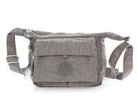 Mała torebka na ramię materiałowa szara Bag Street