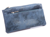 Niebieskie etui na klucze z miękkiej eko skóry Jennifer Jones 