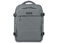 Szary plecak podróżny bagaż podróżny 40x30x20 cm Paolo Peruzzi