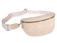 Saszetka damska nerka na ramię elegancka beżowa Jennifer Jones