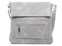 Bag Street Listonoszka damska z klapką szara